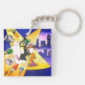 Pingouin avec porte-clés acrylique (Dos)