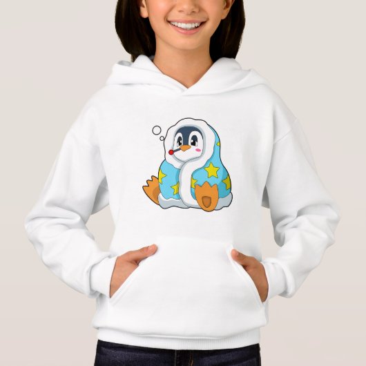 Pingouin avec thermomètre clinique (Devant)