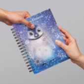 Pingouin avec un Carnet cardiaque