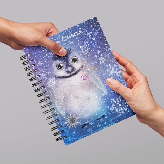 Pingouin avec un Carnet cardiaque
