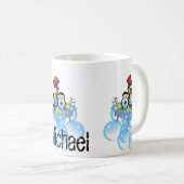 Pingouin bulles Mug (Devant droit)