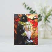 Pingouin ・ Carte postale de Noël (Debout devant)