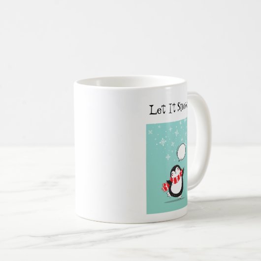 Pingouin Christmas Mug (Devant droit)