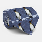 PINGOUIN DANS LA NEIGE : CRAVATE (Roulé)