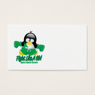 Pingouin de combat de trouble bipolaire