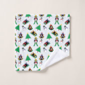 Pingouin de Noël (Gant de toilette)