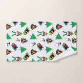 Pingouin de Noël (Serviette à main)