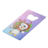 Pingouin de Noël avec cadeau - Holiday Deco (Devant Angle)