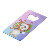 Pingouin de Noël avec cadeau - Holiday Deco (Dos Angle)
