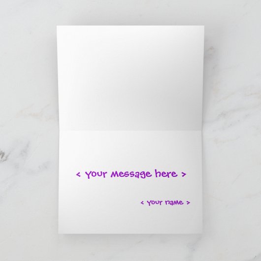 Pingouin de Pâques - Carte de Pâques (Intérieur)