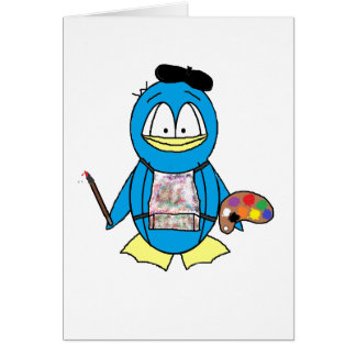 Pingouin de peintre