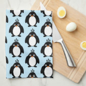 Pingouin Design Serviette de cuisine (Quart Plié)