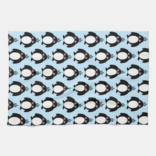 Pingouin Design Serviette de cuisine (Horizontal)