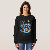 Pingouin d'hiver Sweatshirt mignon (Devant entier)