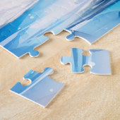 Pingouin d'hiver Vacances enfants Jigsaw Puzzle Pu (Côté)