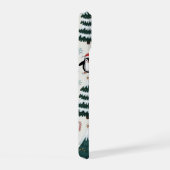 Pingouin et arbre de Noël iPhone / coque ipad (Côté droit)