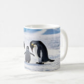 Pingouin Famille Café Mug (Devant droit)