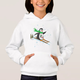 Pingouin Festif sur Skis - Joyeux Noël Fun