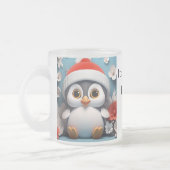 Pingouin Frosty Beer Mug Cadeau de Noël personnali (Gauche)