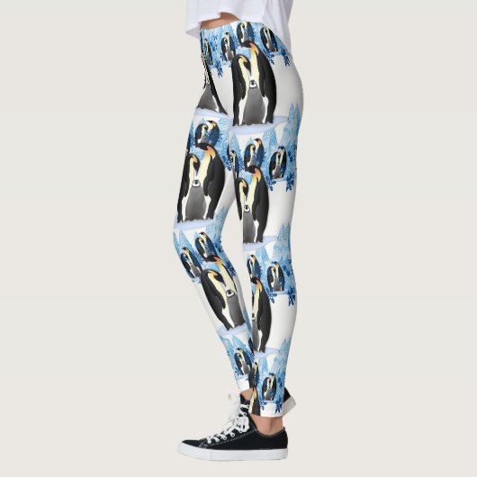 Pingouin Leggings de Noël (Gauche)