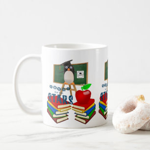 Pingouin Livres Pomme Mug