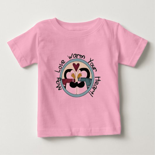 Pingouin Love T-shirts et cadeaux de vacances (Devant)