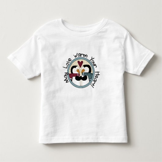 Pingouin Love T-shirts et cadeaux de vacances (Devant)