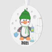 Pingouin mignon 2020 Covid Christmas Tree (devant)