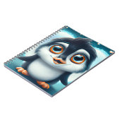 Pingouin mignon avec Carnet Big Eyes (Côté gauche)