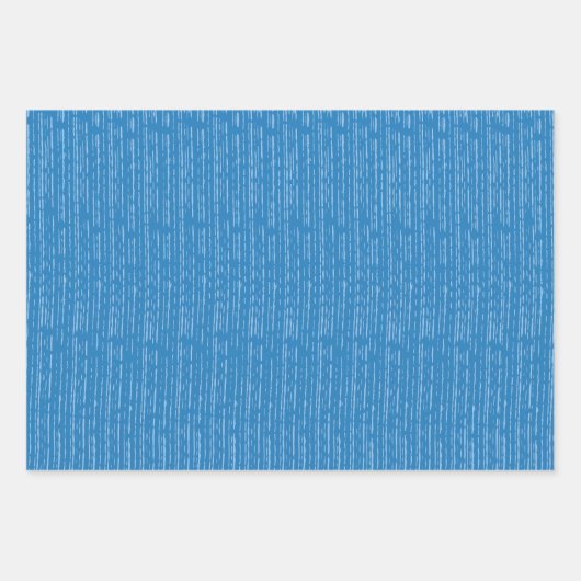 Pingouin mignon et rayures Motif papier d'envelopp (Devant 2)