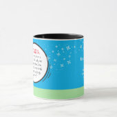 Pingouin mignon Nouvel An Math Problème Citer Mug (Centre)