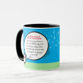 Pingouin mignon Nouvel An Math Problème Citer Mug (Devant gauche)