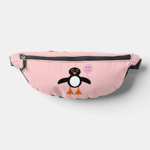 Pingouin mignon rose bébé fille
