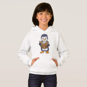 Pingouin Nerd avec Livre (Devant entier)