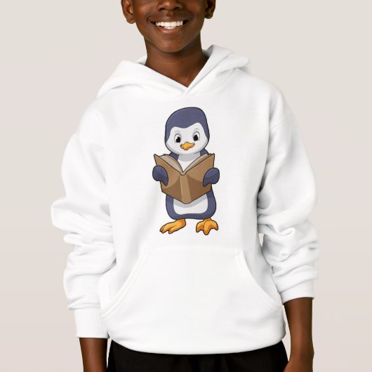 Pingouin Nerd avec Livre (Devant)