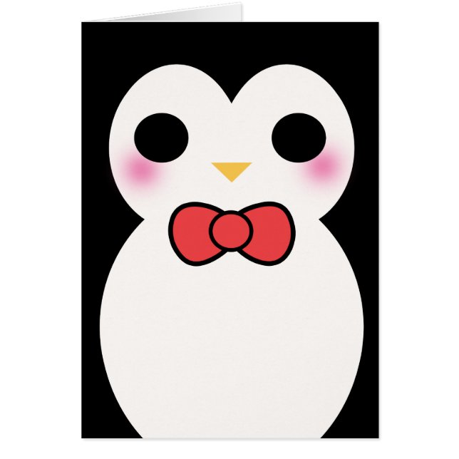 Pingouin noir de smoking (Devant)