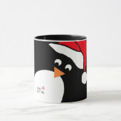 Pingouin personnalisable Mug de Noël (Centre)