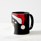 Pingouin personnalisable Mug de Noël (Devant droit)