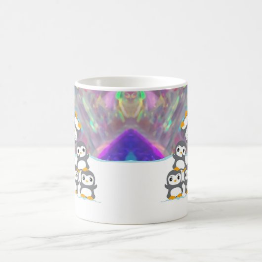 Pingouin Pyramide classique Mug (Centre)