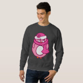 Pingouin rose Sweatshirt (Devant entier)