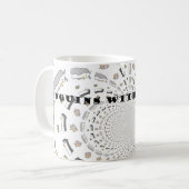 Pingouin sans tasse de café de pieds (Devant gauche)