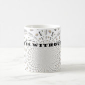 Pingouin sans tasse de café de pieds (Centre)