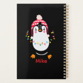 Pingouin scintillant avec lumières de Noël (Dos)