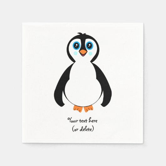 Pingouin serviettes en papier Cocktail (Devant)