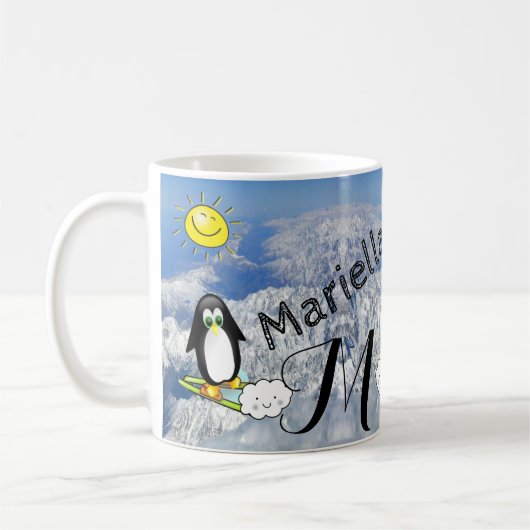 Pingouin Ski Sun Mug (Gauche)