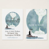 Pingouin Terre Nouvelle adresse Insérer (Devant & derrière)