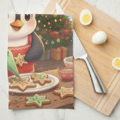 Pingouin Vacances Cuisine Serviette (Quart Plié)