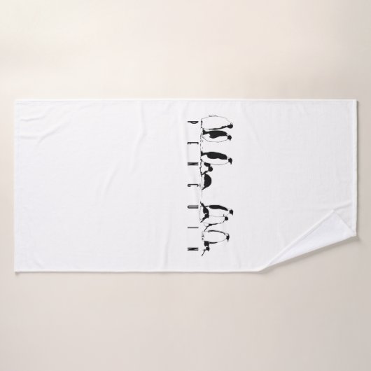 Pingouins (Serviette de bain)