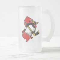 Pingouins 16oz du Jersey. Tasse givrée