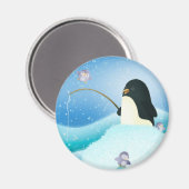 Pingouins à trois problèmes - aimant (Recto/Verso)